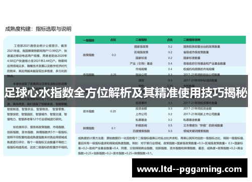 足球心水指数全方位解析及其精准使用技巧揭秘 足球心水指数全方位解析及其精准使用技巧揭秘